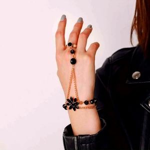 Boho crystal bracelet